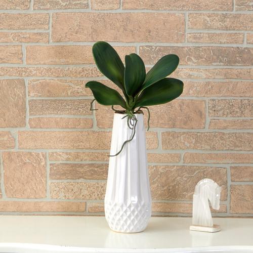 12" Phalaenopsis Orchid Foliage Artificial Leaf (Set of 4)