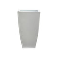 13" Tapered Square Metal Planter