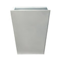 15" Classic Square Metal Planter