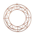 16" Geometric Copper Wall Decor