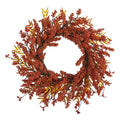 18" Harvest Berry Artificial Wreath