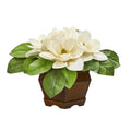 20" Magnolia Artificial Plant in Decorative Planter