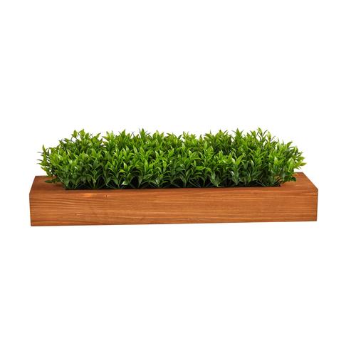 20" Sweet Grass Artificial Plant in Decorative Planter