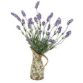 21" Lavender Artificial Plant in Floral Pitcher
