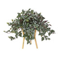 21" Wandering Jew Artificial Plant in Green Planter with Legs