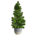 22" Christmas Pine Artificial Tree in Decorative Planter