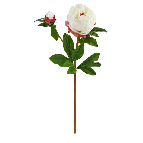 22" Peony Artificial Flower (Set of 3)
