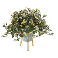 23" Hoya Artificial Plant in Green Planter with Stand
