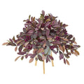24" Fall Laurel with Berries Artificial Plant in Green Planter with Stand