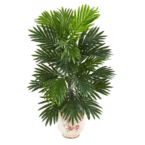 25" Areca Palm Artificial Plant in Floral Planter