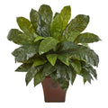 2.5'Bird’s Nest Fern Artificial Plant in Brown Planter