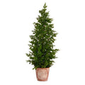 3'Cedar “Natural Look" Artificial Tree in Decorative Planter