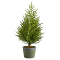 3'Norfolk Island Pine “Natural Look" Artificial Tree in Decorative Planter