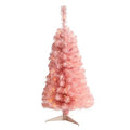 3'Pink Artificial Christmas Tree with 50 LED Lights and 118 Bendable Branches