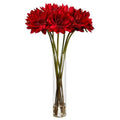30" Lotus Artificial Arrangement in Cylinder Vase