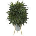 33" Bracken Fern Artificial Plant in Green Planter with Stand