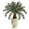38" Cycas Artificial Tree in Decorative Urn