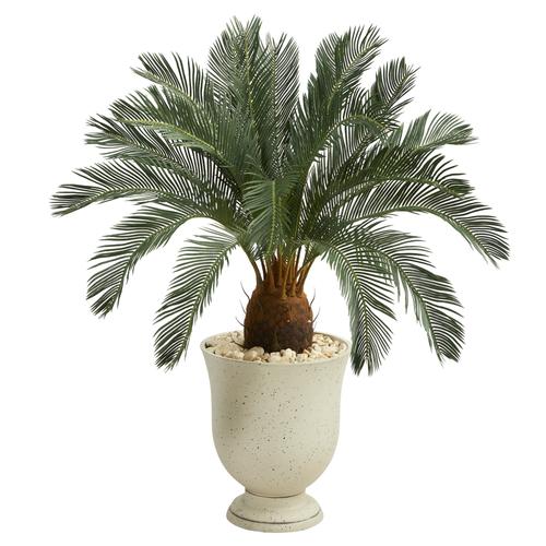 38" Cycas Artificial Tree in Decorative Urn