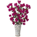 39" Bougainvillea Artificial Arrangement in Decorative Vase