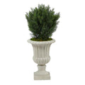 39" Cedar Artificial Tree in Sand Finished Urn (Indoor/Outdoor)