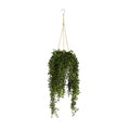 4'Gleditsia Artificial Plant in Hanging Metal Bucket UV Resistant (Indoor/Outdoor)