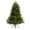 4'South Carolina Spruce Artificial Christmas Tree with 200 White Warm Lights and 848 Bendable Branches