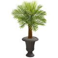 42" Robellini Palm Artificial Tree in Decorative Brown Urn