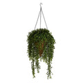 45" Gleditsia Artificial Plant in Hanging Cone Basket UV Resistant (Indoor/Outdoor)
