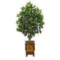 46" Ficus Artificial Tree in Decorative Planter