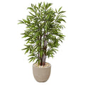 47" Bamboo Artificial Tree in Sandstone Planter