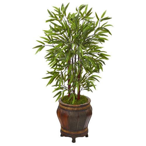 50" Bamboo Artificial Tree in Decorative Planter