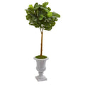50" Fiddle Leaf Artificial Tree in Decorative Urn (Real Touch)