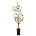 5.5'Olive Artificial Tree in Bronze Metal Planter