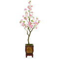 56" Cherry Blossom Artificial Tree in Decorative Planter