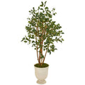 56" Ficus Artificial Tree in Decorative Urn
