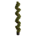 6'Boxwood Spiral Topiary Artificial Tree