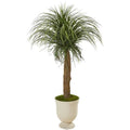 64" Pony Tail Palm Artificial Plant in Decorative Urn