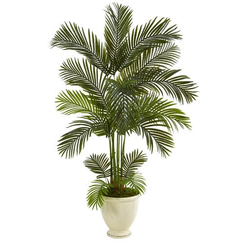 65" Areca Palm Artificial Tree in Decorative Urn