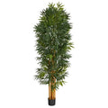 6.5'Phoenix Palm Artificial tree with Natural Trunk