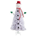6.5'Snowman Artificial Christmas Tree with 804 Bendable Branches