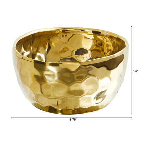 6.75" Designer Gold Bowl