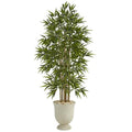 68" Bamboo Artificial Tree in Decorative Urn