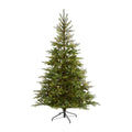 7'North Carolina Spruce Artificial Christmas Tree with 931 Bendable Branches