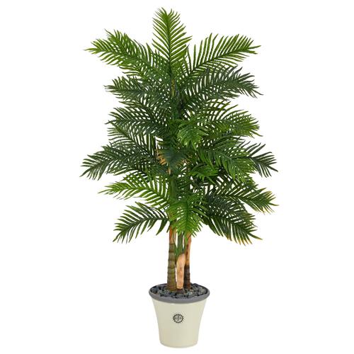 70" Areca Palm Artificial Tree in Decorative Planter (Real Touch)