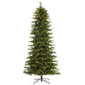 9'Belgium Fir “Natural Look" Artificial Christmas Tree with 800 Clear LED Lights