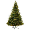 9'Colorado Mountain Fir “Natural Look" Artificial Christmas Tree with 900 Multi LED Lights and 4600 Bendable Branches