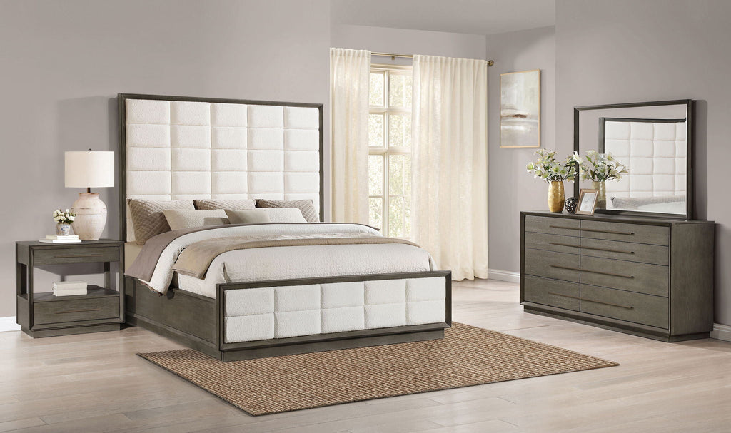 Durango 4-piece California King Bedroom Set Taupe Oak
