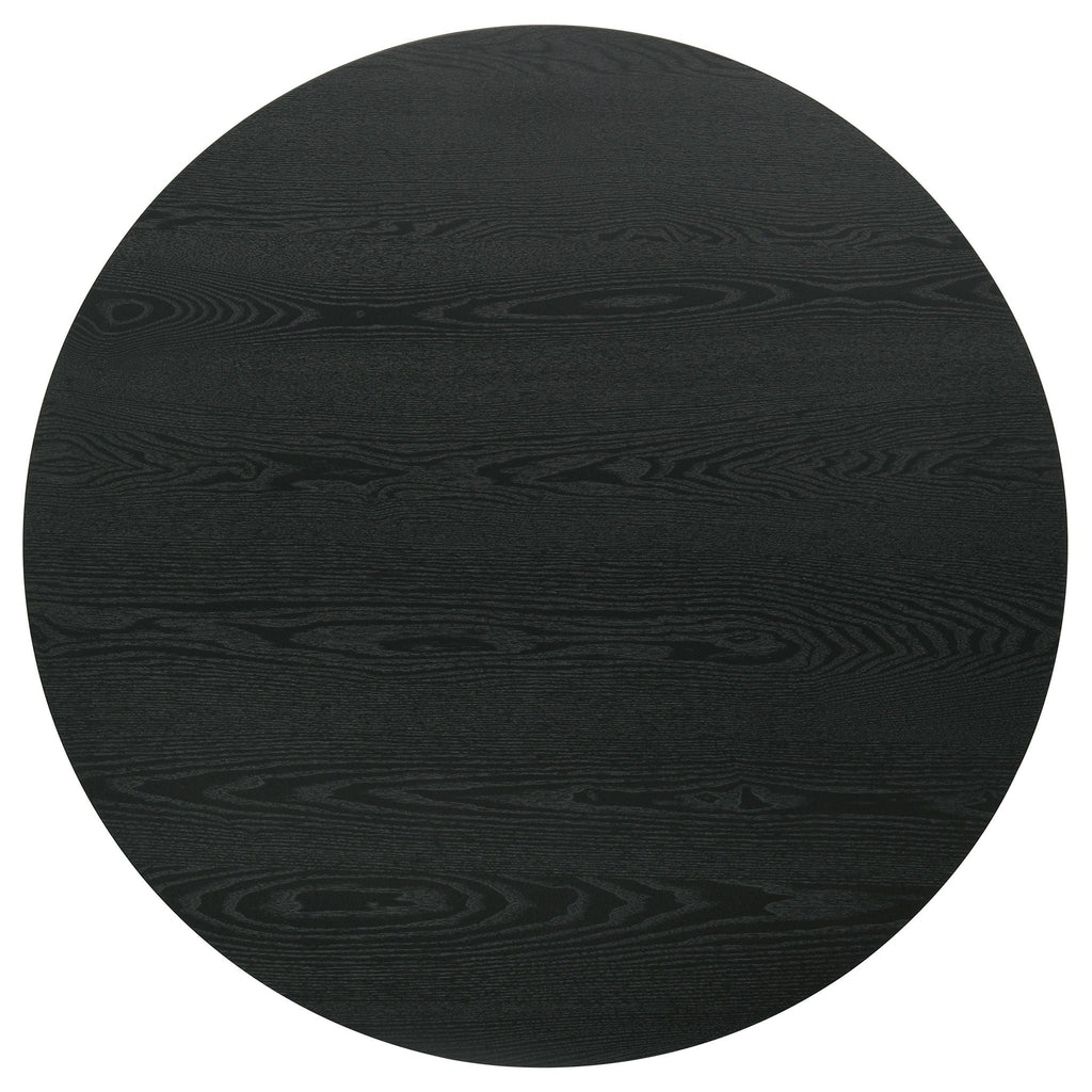 Hamlyn 5-piece Round Wood Counter Height Dining Set Black