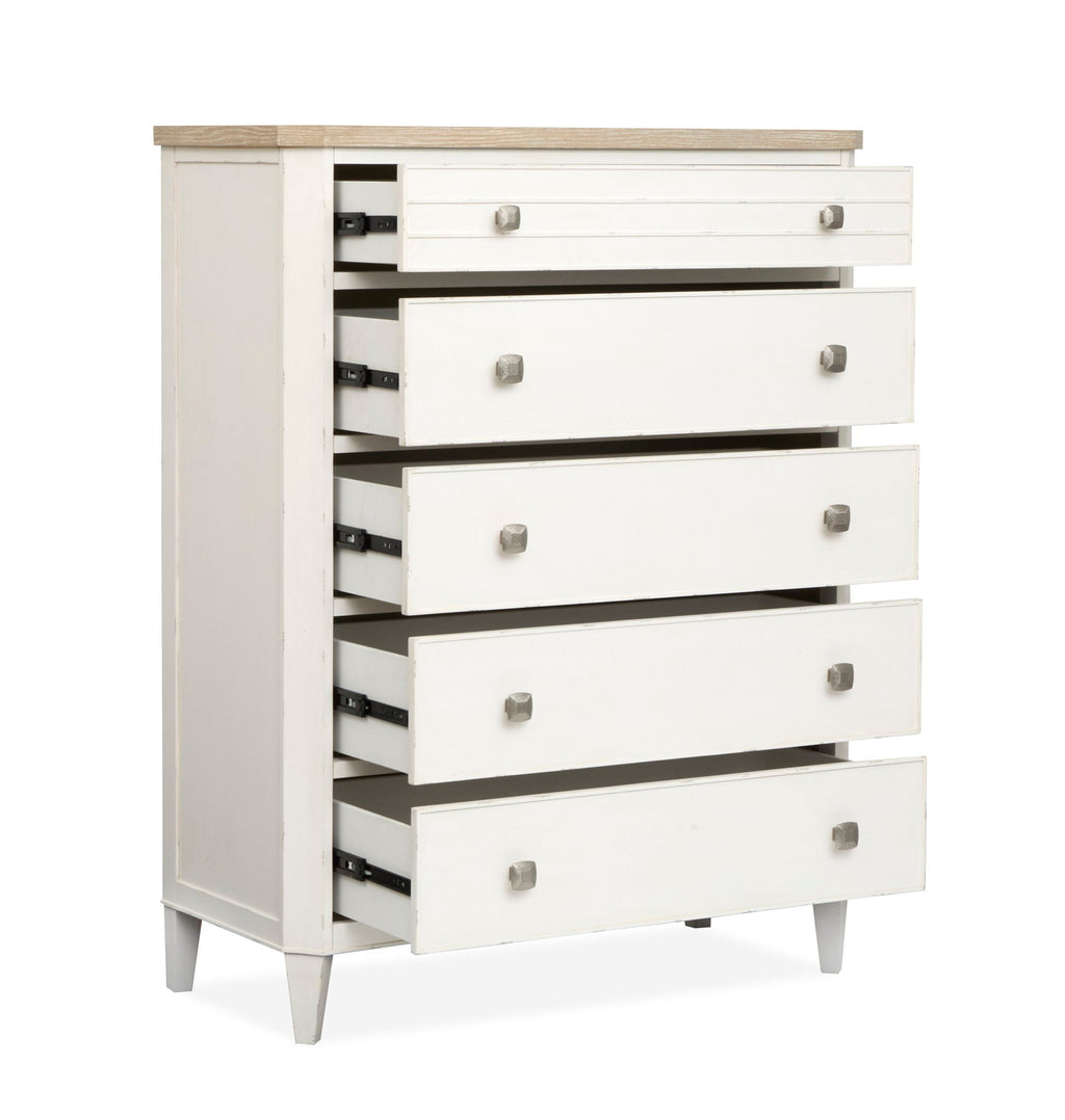 Echo Isles - Drawer Chest - Sea Pearl And Driftwood