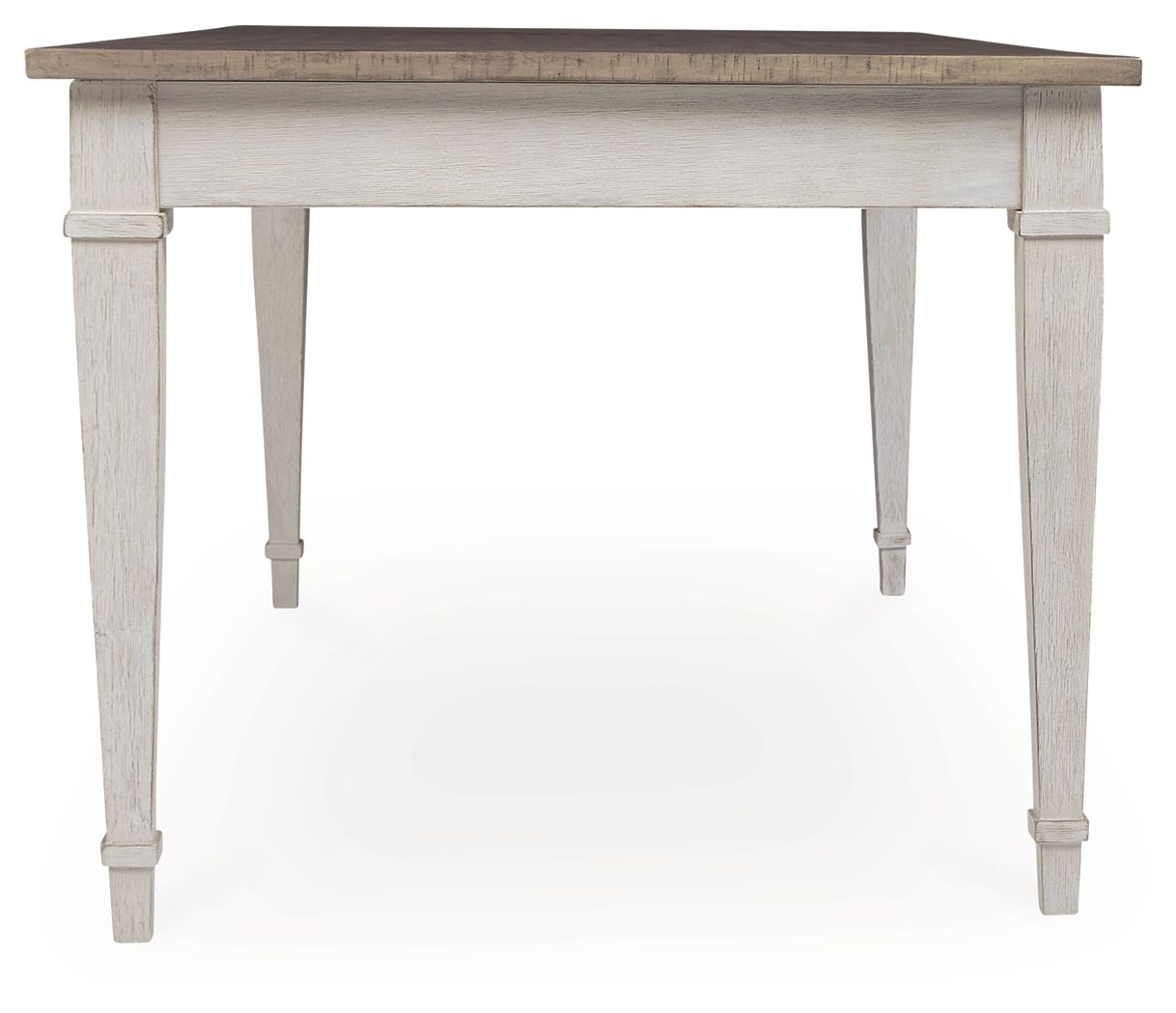 Skempton - RECT DRM Table w/Storage - White